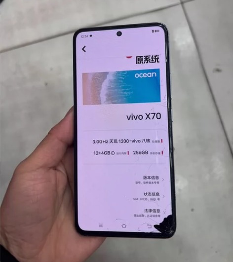 vivo x70 12+256 全原...