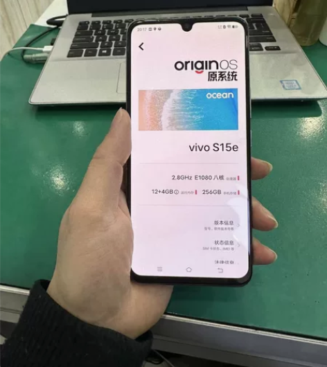 来个极品vivo s15e雾凇金12GB+...