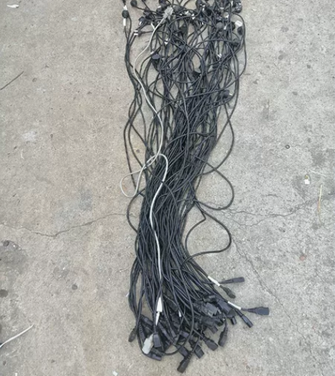 二手品牌电脑电源线，黑色铜芯线 4元每条，...
