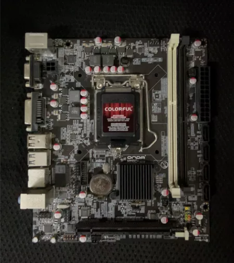 昂达H110C+主板，micro atx版...