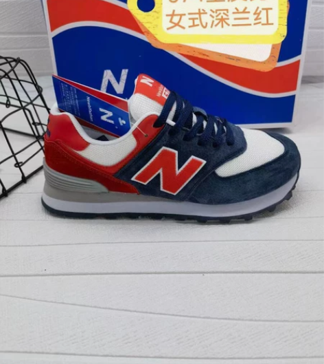 Nb新百伦发展同款真皮头层皮运动休闲鞋男女...