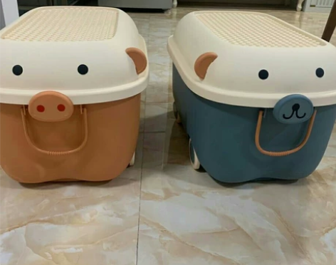 包邮超市搬家处理全新儿童玩具收纳箱,未拆包...
