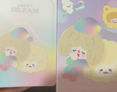 Happy Dream盲盒 娃娃包装未拆,...
