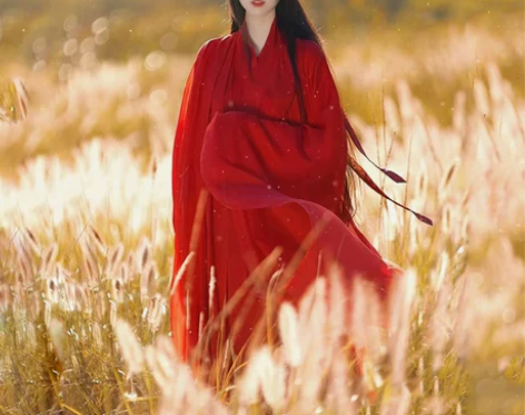 正品原创汉服女2021新品中国红飘逸风古