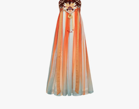 都城南庄汉服玉腰奴诃子裙大袖衫重工刺绣广袖...