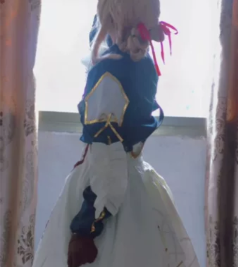 薇尔莉特cos服包邮且送裙撑 。桥姬白柳邪...