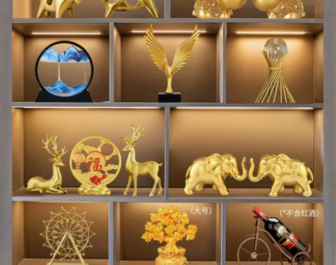 轻奢高档酒柜装饰品摆件家居饰品创意