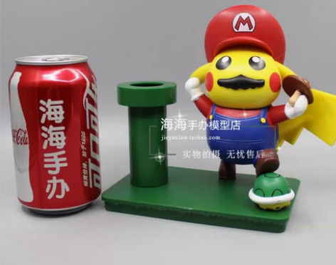 皮卡丘cos手办钢铁侠死侍蝙蝠侠仙人鸣人马...