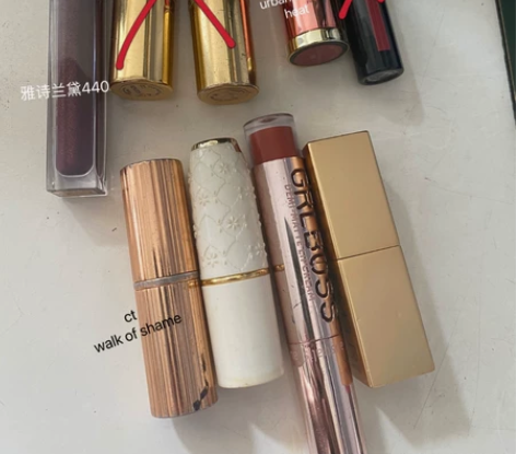 包邮 口红 ysl 雅诗兰黛 睫毛膏 小黄...