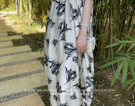 DT CLASSIC法式提花连衣裙女202...