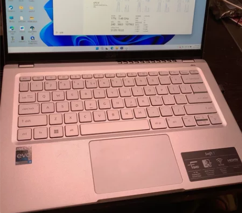 宏碁非凡S3 2022新款12代i5cpu...