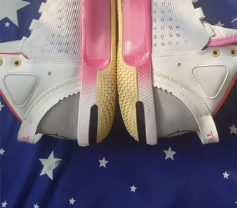 LiNing李宁幻影4男子标准白粉反光高回...