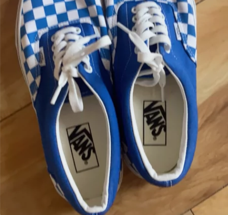 vans era蓝白棋盘格 之前买盲盒时候...