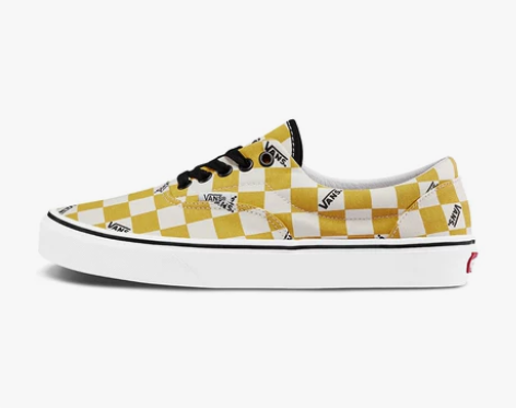 Vans范斯 黄棋盘 37码 有磨损和折痕