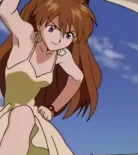 （出）Eva明日香初登场小黄裙cos  假...