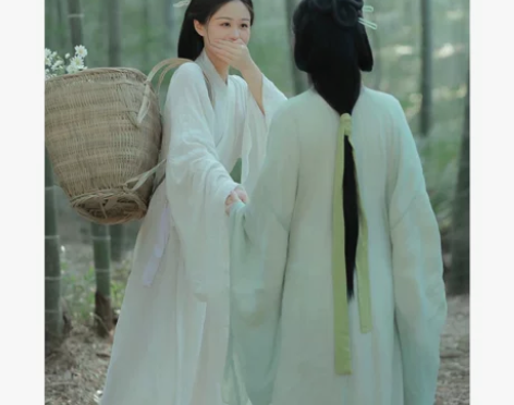 晋制女夏款魏晋风古装广袖流仙裙仙气飘逸古风...