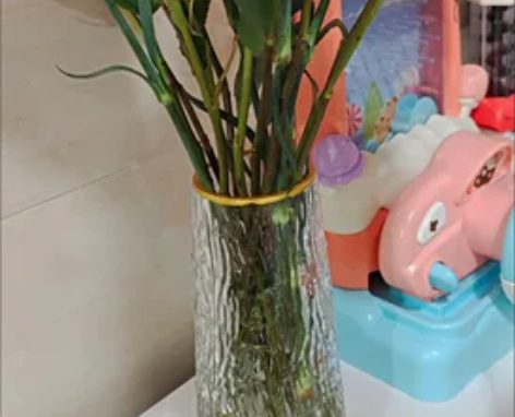 北欧ins玻璃花瓶室内客厅摆件水养鲜花干花...