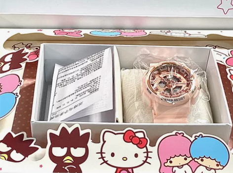 出一个正港的手表～是kitty联名粉色^o...