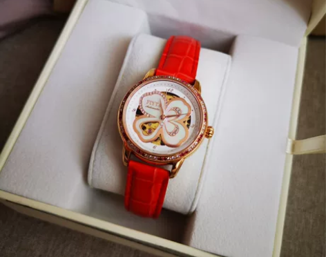 飞亚达手表Ⅶ摄影师四叶草系列机械表 红宝石...