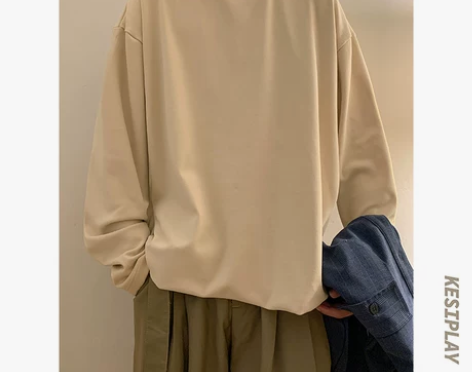 德绒半高领长袖t恤男士秋衣卫衣保暖加绒加厚...