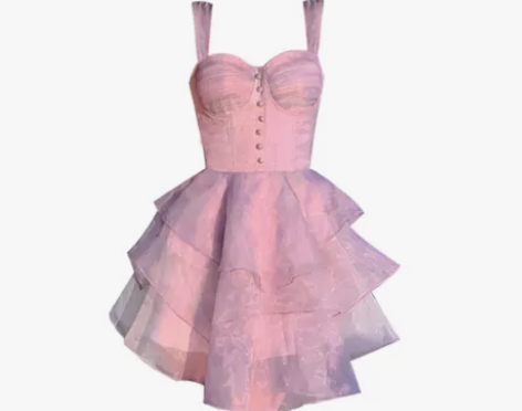 女装吊带连衣裙甜辣公主露背网纱蓬裙 s码 ...