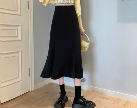 【年货价】鱼尾裙半身裙2021年秋冬新款女...