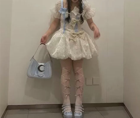 【xs码】薄荷猫 花苞裙TinyAlice...