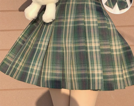 jk制服裙正版森林来信格裙夏季日系学院风百...