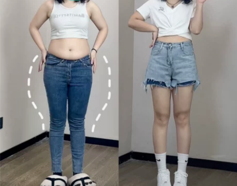 微胖女生穿搭破洞牛仔短裤女夏薄款胖mm大码...