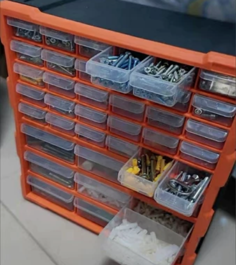 处理60格零件盒，大约有20个，没有包装轻...