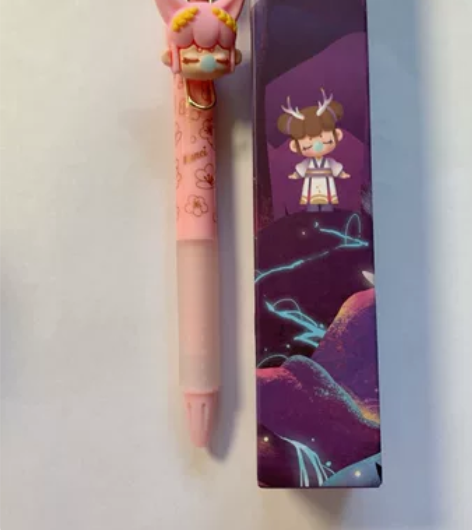 Nanci林深不知处隐藏款狐仙，按动式中性...