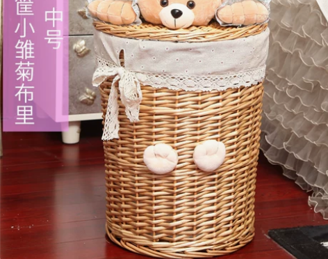 藤编脏衣篓脏衣服收纳筐收纳箱脏衣桶脏衣篮洗...