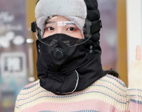 帽子女冬季防寒防风雷锋帽男冬天户外骑行电动...