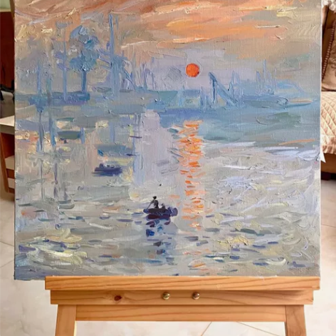 10×10油画定制（有画架） 感兴趣的话点...