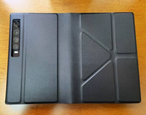 柔宇二代折叠套黑灰色 方格式 全新原装 柔...