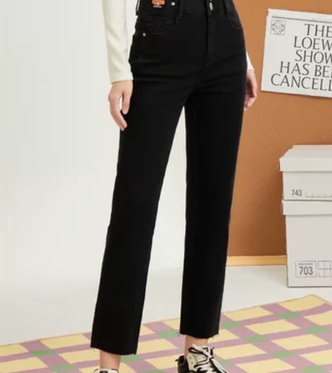 爱依服全新正品剪吊牌烟管裤加绒/常规款s ...