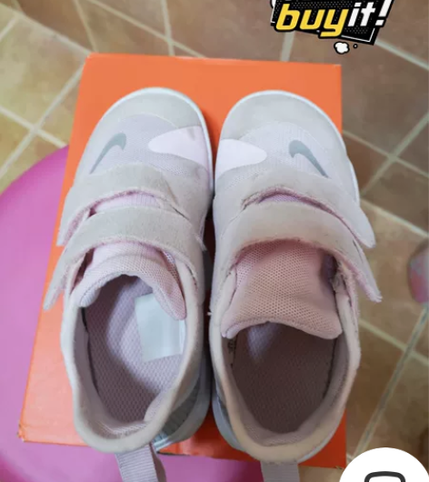 Nike女童鞋婴童运动鞋9C26码粉色网面...