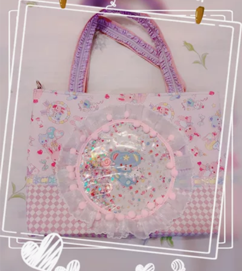 全新手工手提包，超级超级好看，一次也没有背...