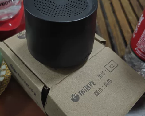 ??全新布洛克蓝牙音箱黑色 形小便于携带 ...