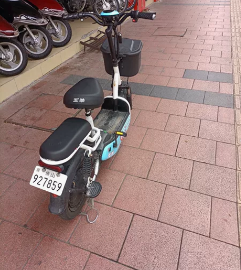 两年的五羊电动车，48V12A全新电池续航...