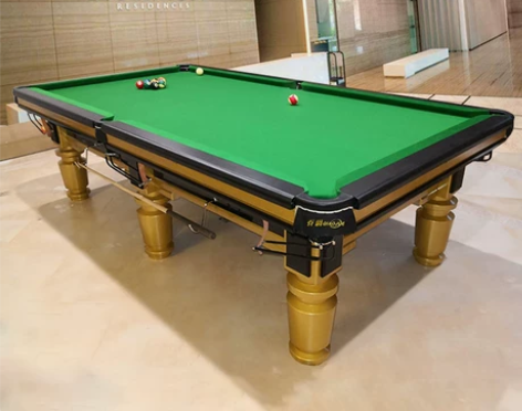 台球桌 美式球台乔氏金腿中式黑八钢库