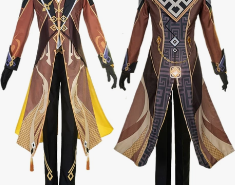 原神钟离cos服全套制服游戏衣服cospl...