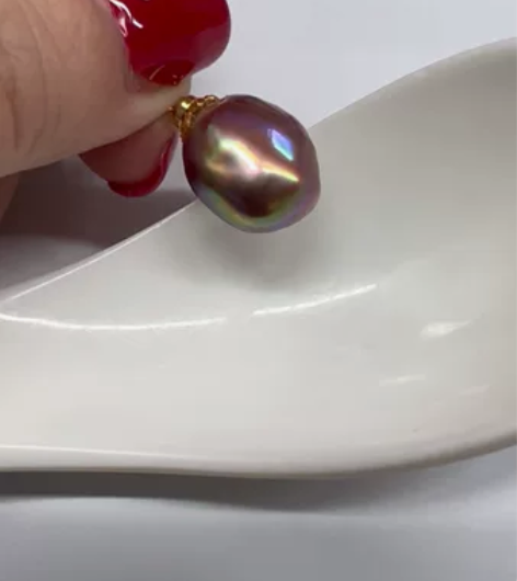 天然无染色无优化开蚌淡水珍珠巴洛克大巴无核...