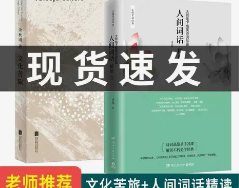 正版文化苦旅 人间词话精读大师笔下绝美诗词...