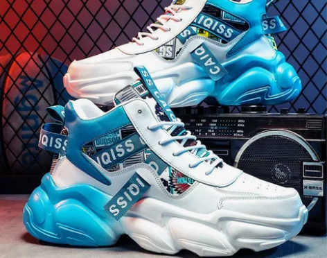 南极人高帮男鞋冬季加绒棉鞋篮球运动鞋男中大...