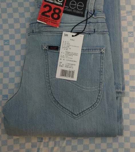 Lee商场同款22秋冬新品磨毛726标准蓝...