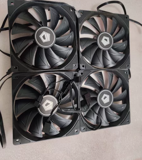 id cooling电脑机箱风扇4把 12...