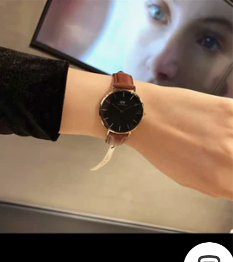 DW手表女表32mm女士手表时尚百搭学生石...