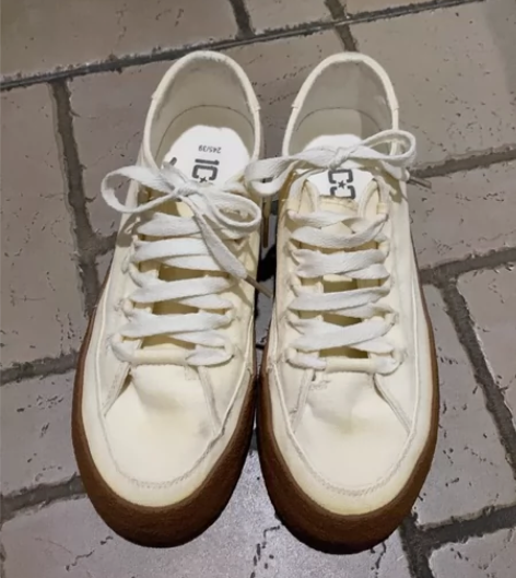 松糕底帆布鞋 八成新39码