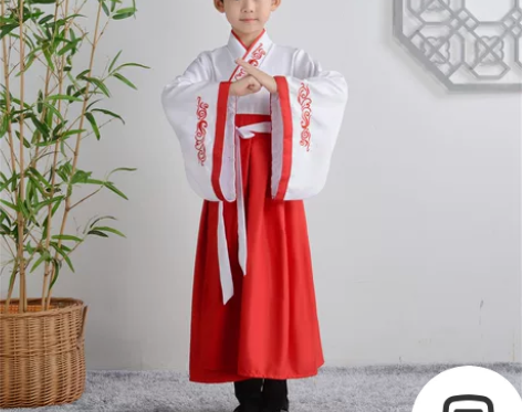 幼儿童古装汉服男童男孩宋唐朝古代诗人文人